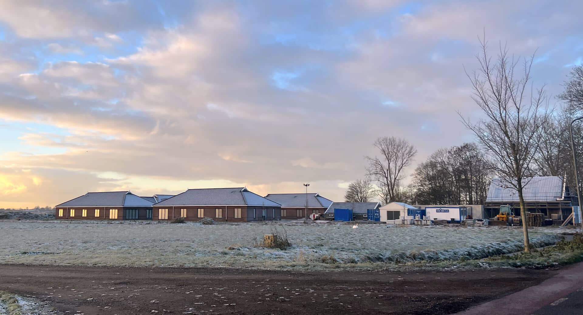 Het Grosthuis in aanbouw