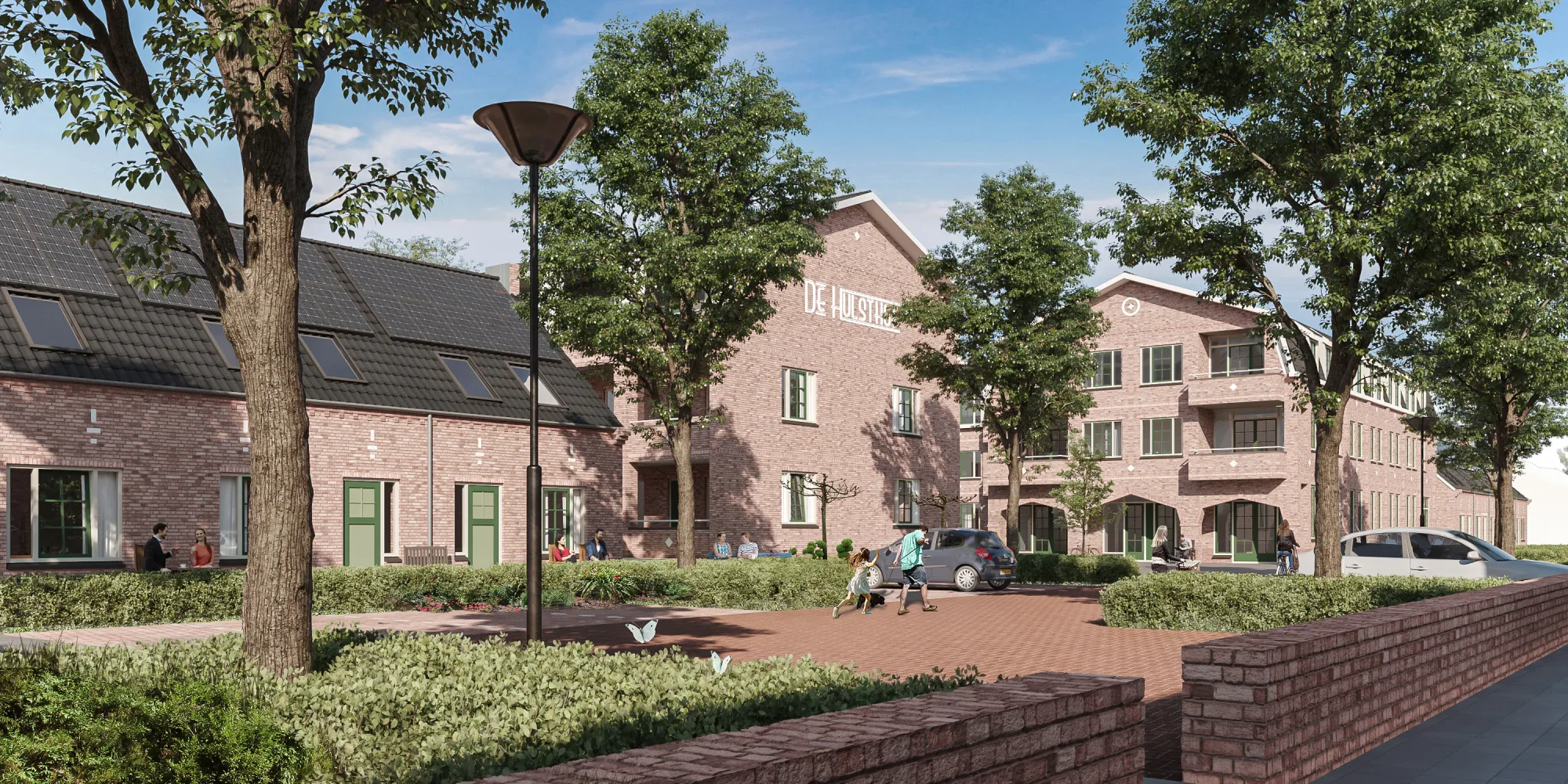 Centraal plein in het plan voor de vernieuwde Bloemwijk
