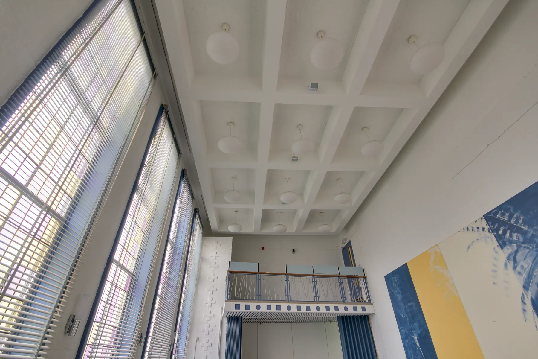 Het interieur van de voormalige kapel in het St. Josephgebouw