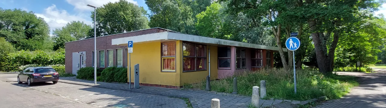 Voormalige bebouwing op de locatie vóór de nieuwbouw