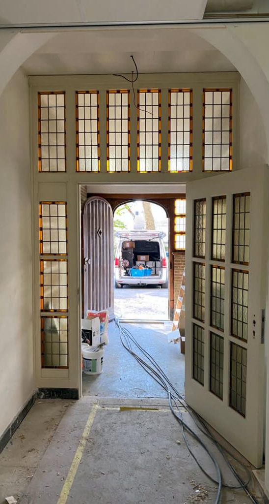 St. Joseph - Heemskerk - entree glas in lood